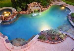 Freeform pool design